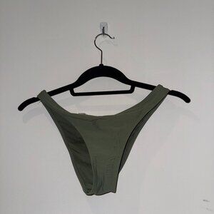S Olive green bikini bottom